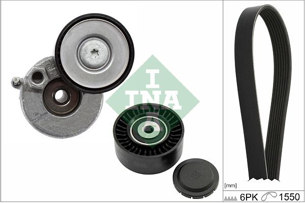 118459 INA Ribbed belt & Tensioner kit 2.0tdi