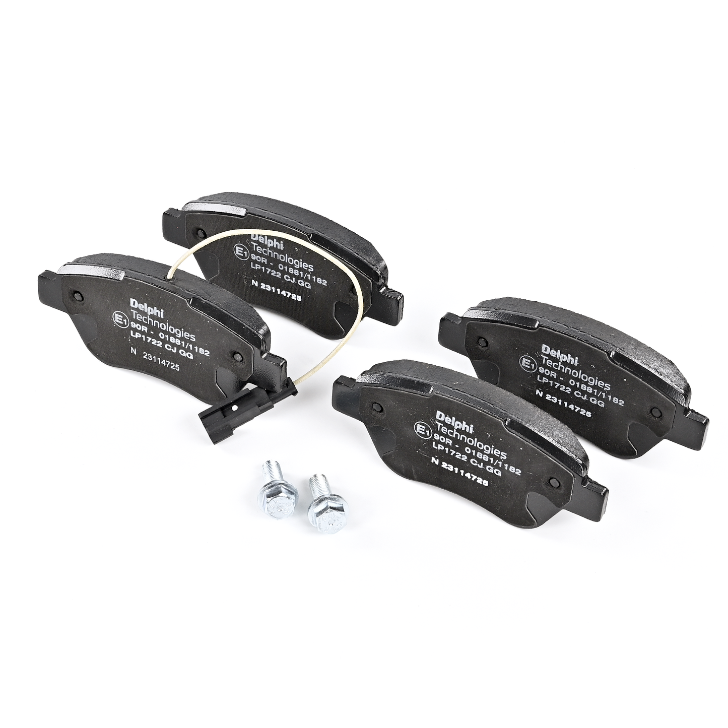 PAD1722 Delphi Front brake pad set Citroën 4254.96 | 4254.06 | 4254.07 / Peugeot 4254.06 | 4254.96