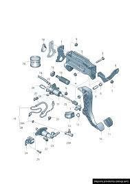 1J2.721.373B Genuine Pedal Bracket R/H/D