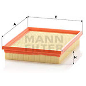 201652 Mann Air filter VXL 1.0,1.2NZ,1.2SZ,1.4,1.6XE / 1.2XE >1998