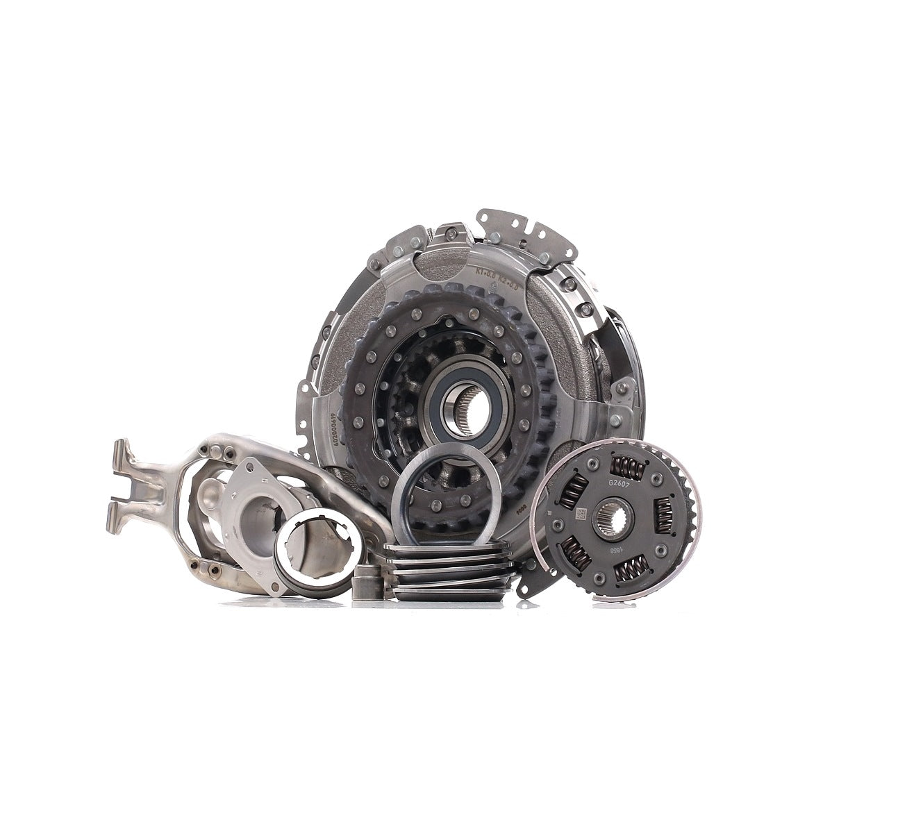 VWK2138 LUuk Clutch Kit (DSG) with clutch release bearing, with release fork, Requires special tools for mounting