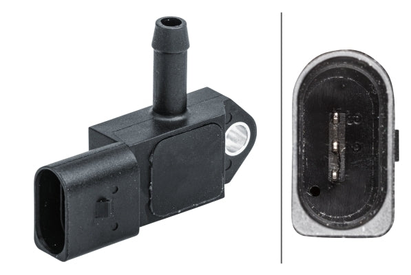 622518 Hella exhaust Pressure Sensor 3-pin connector - Bolted
