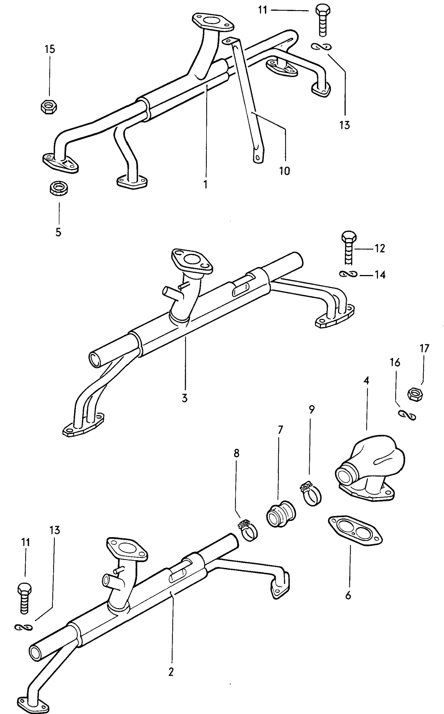 (7) 101931 MEYLE Inlet Manifold Rubber Connector 1300 - 1600cc