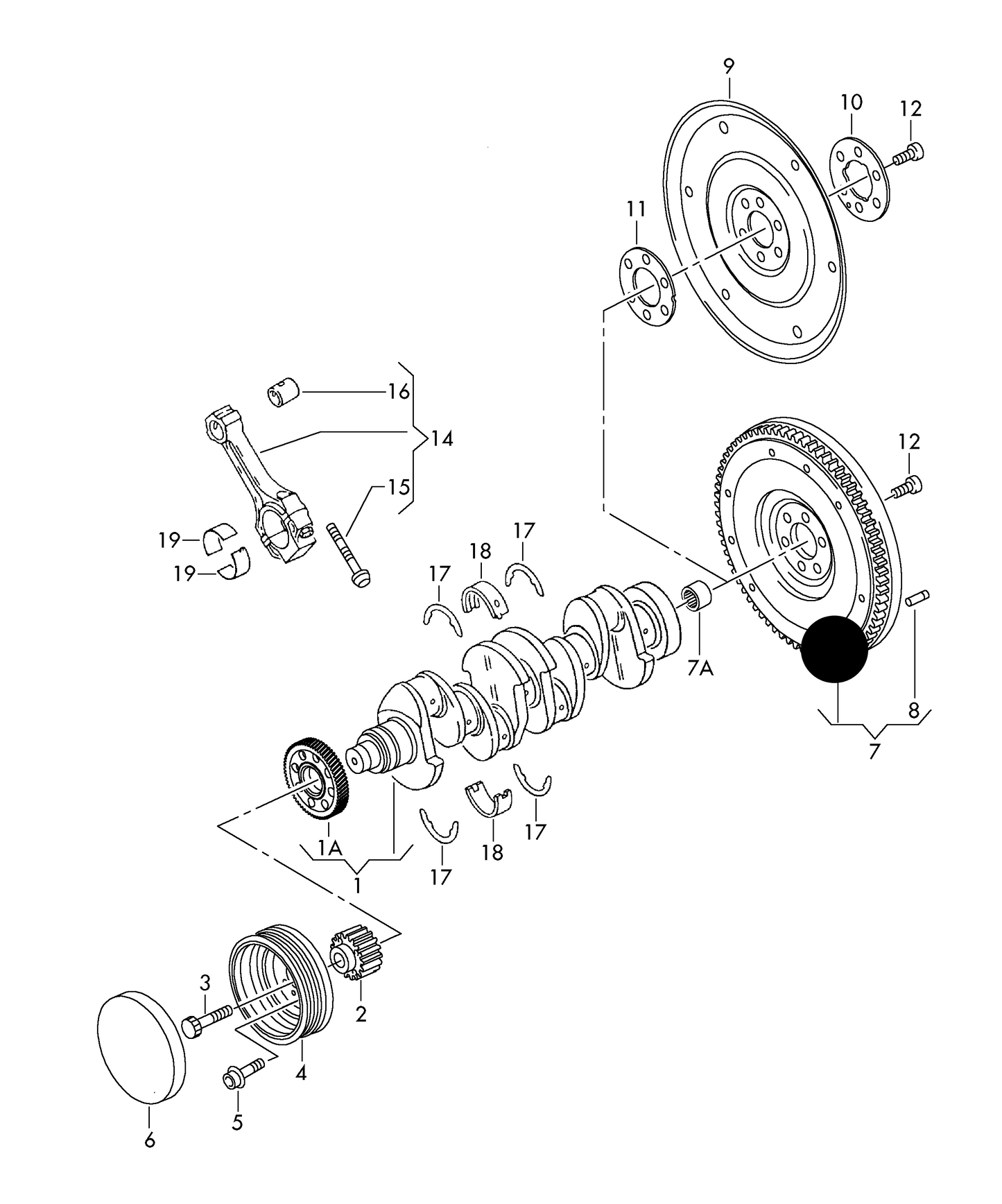 183503 LUK Original Dual Mass Flywheel