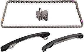 117266 FEBI 5pc Timing Chain Kit for camshaft, with guide rails and chain tensioner