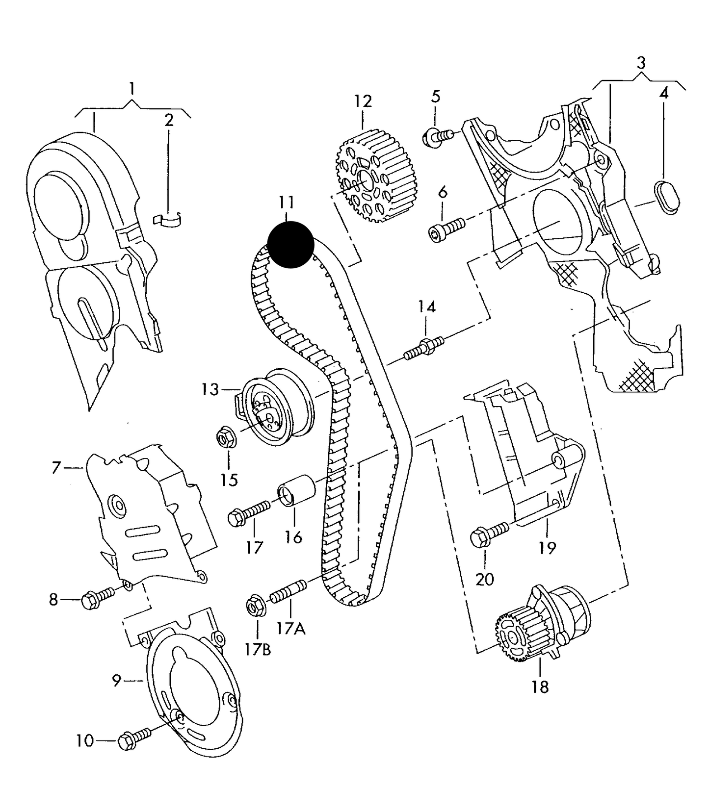109353 Contiech Timing toothed belt Z=120