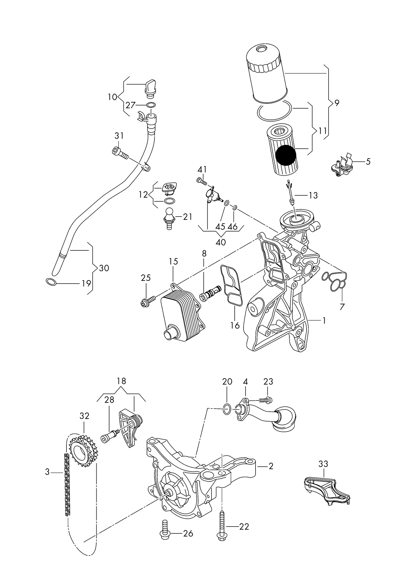 115050 Oil Filter 1.8TFSI CJRB/2.0TFSI CNCF 02/2013>