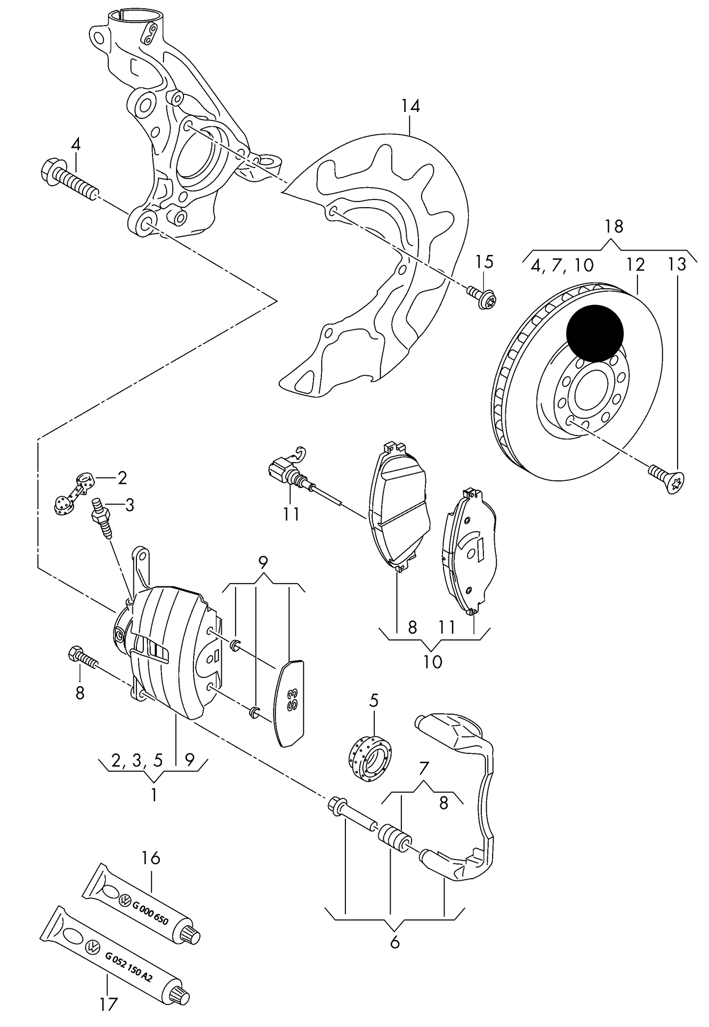 114839 Pair of Front Vented Brake Discs-340x30mm PR-1LA,1LG (priced each)