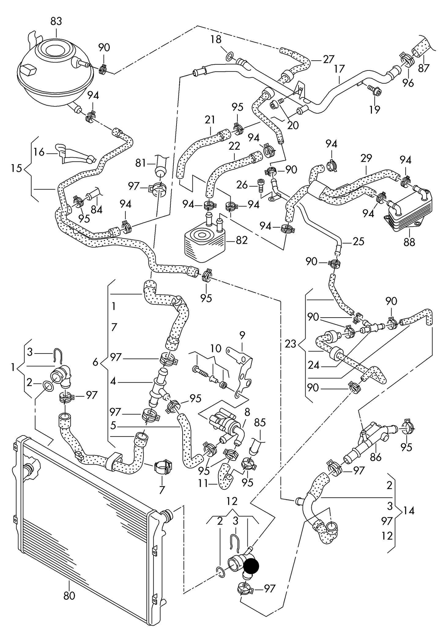 114860 Coolant Flange 'Upper'
