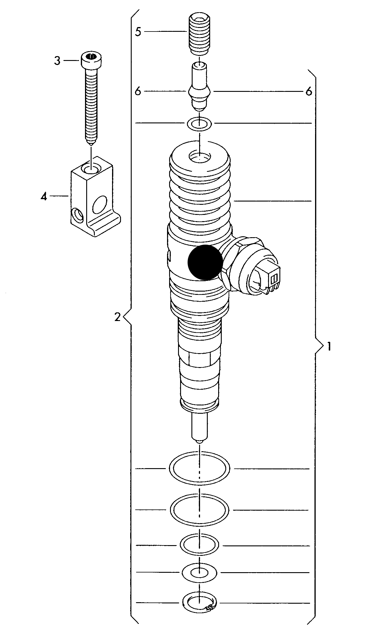 87203 ECO Reman Diesel Injector 1.9tdi AXB,AXC