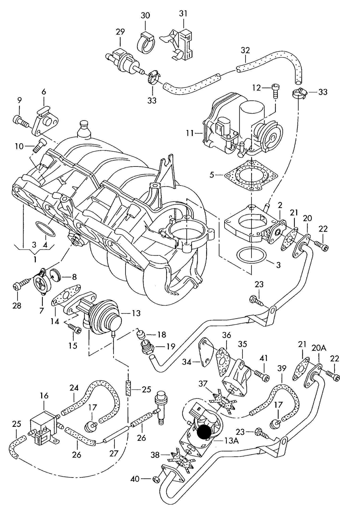 113753 Exhaust EGR Valve 1.4 16V;1.6 16V