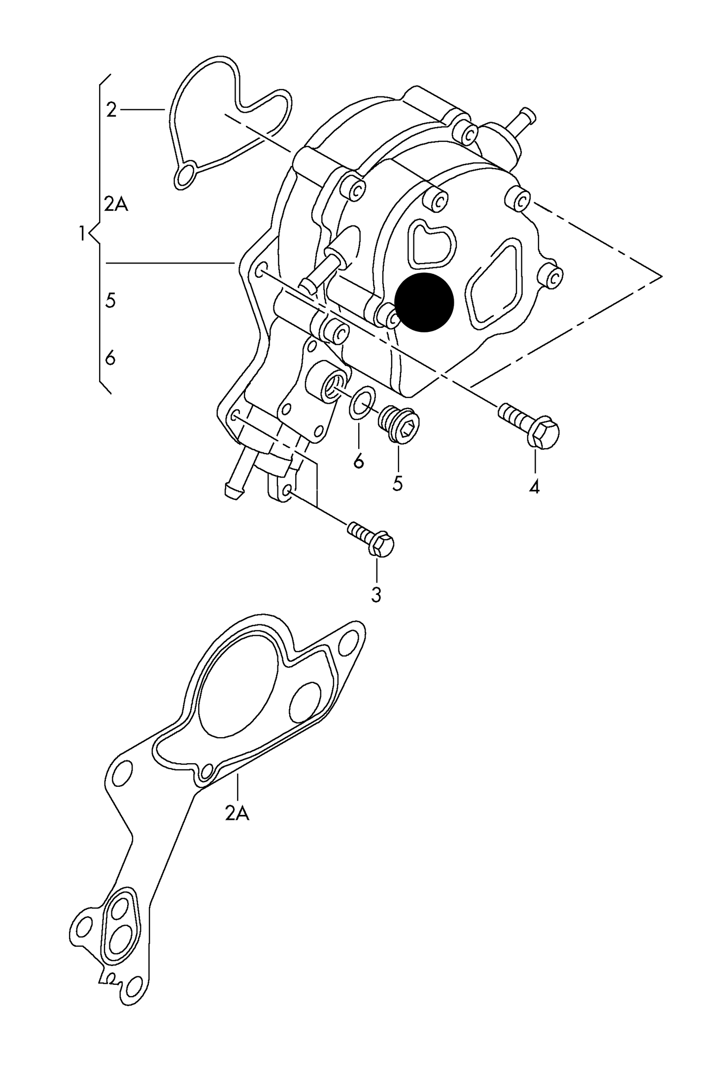 91077 Pierburg Fuel/Vacuum Pump T5 1.9tdi AXB,AXC,BRR,BRS
