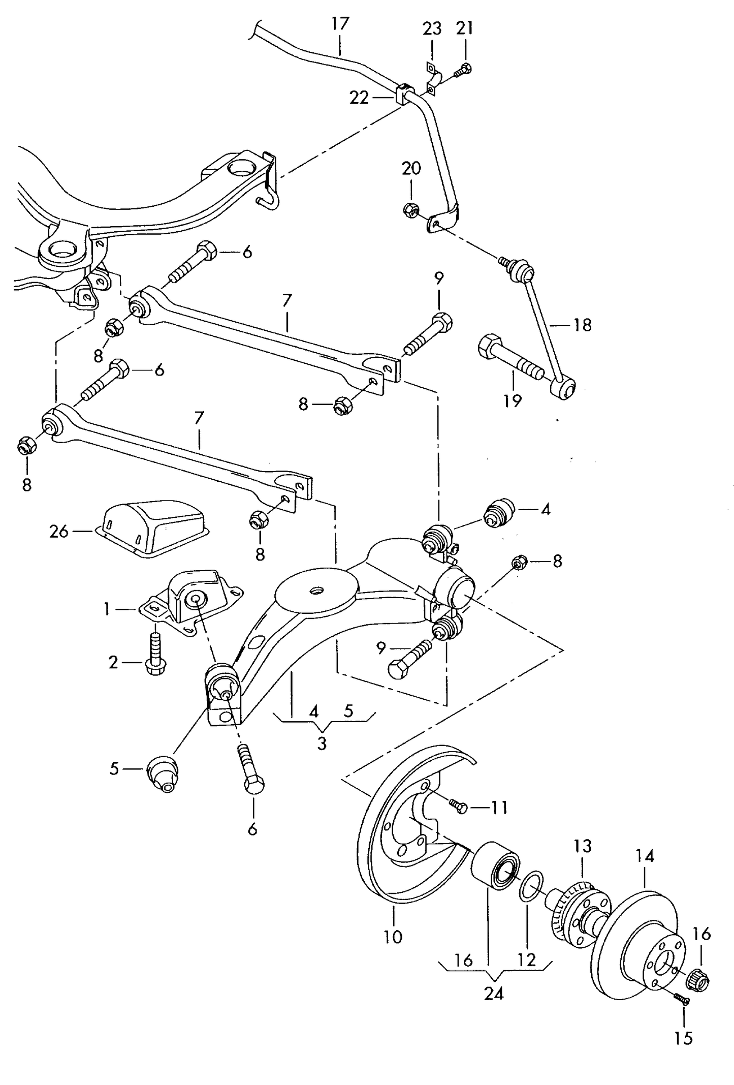 111891 OPTIMAL 74mm Rear Wheel Bearing Kit S3/Quattro