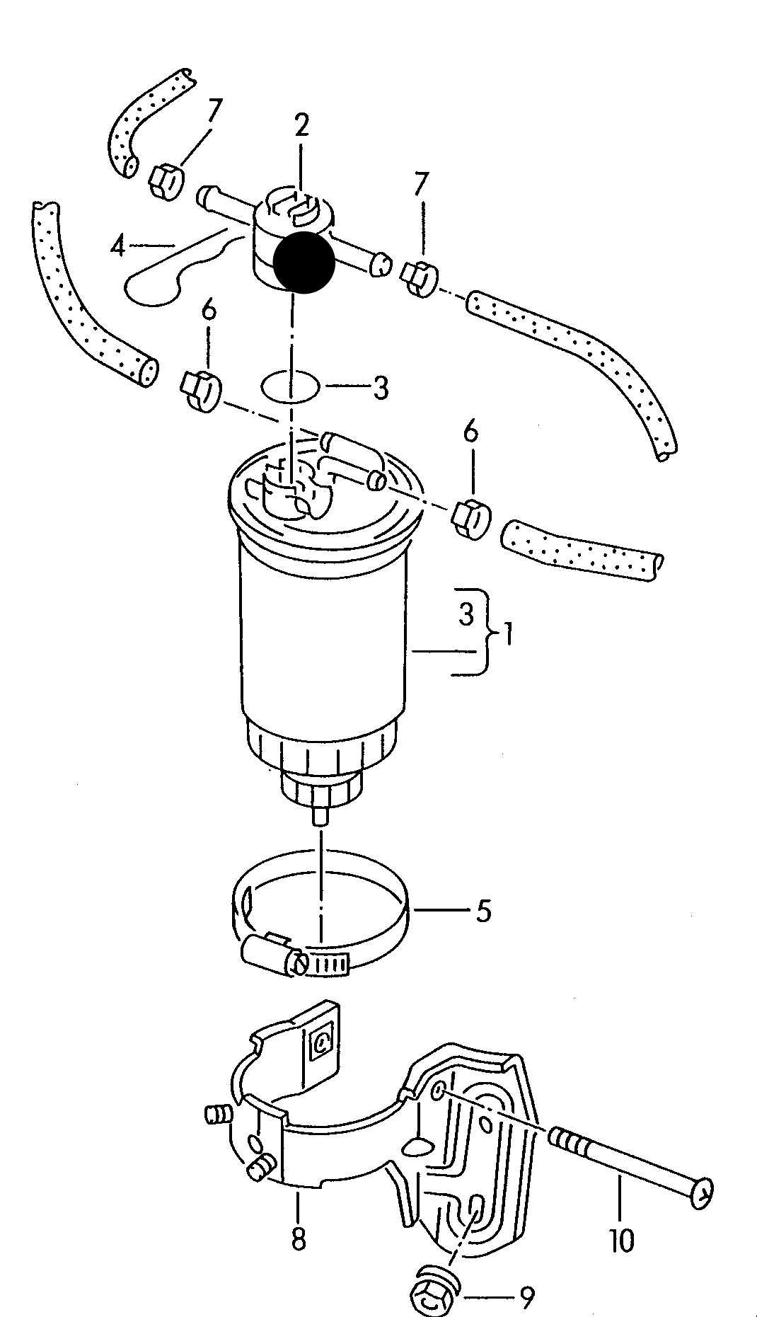 102730 Febi Fuel Filter Bleeder Valve 1.6/1.9D/2.4D/2.5D