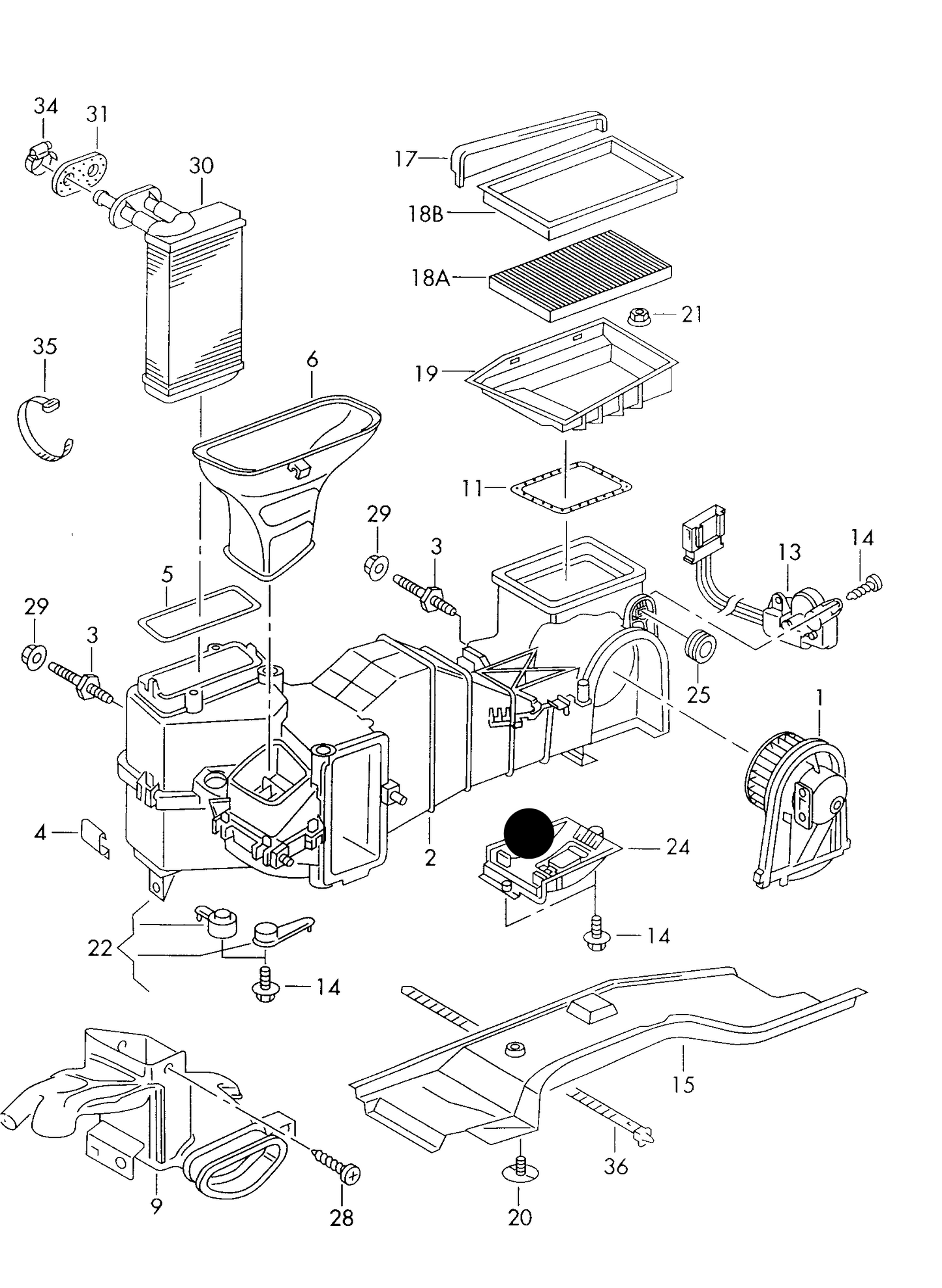 112195 Heater Blower Motor>Resister VAG 1996>