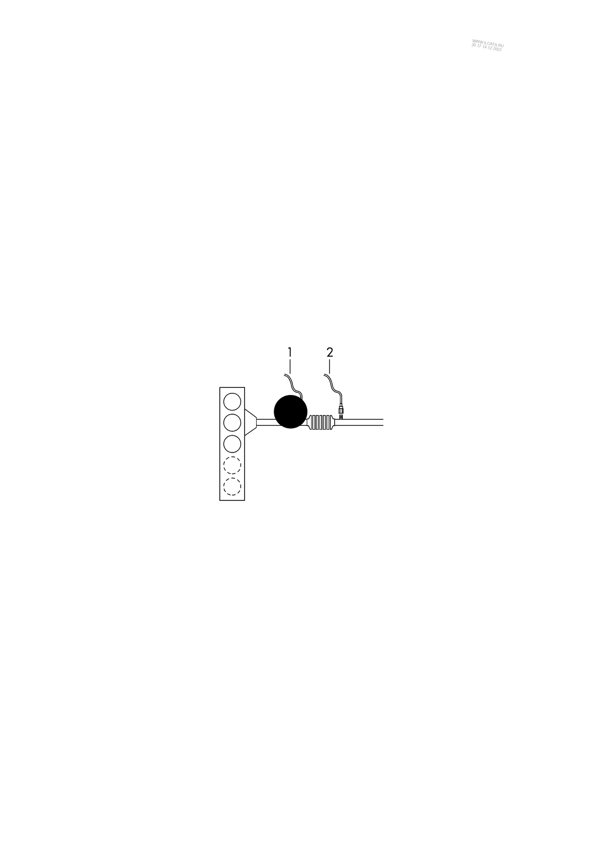 895629 NTK Front lambda probe BSE,BSF,CCSA CHGA,CMXA