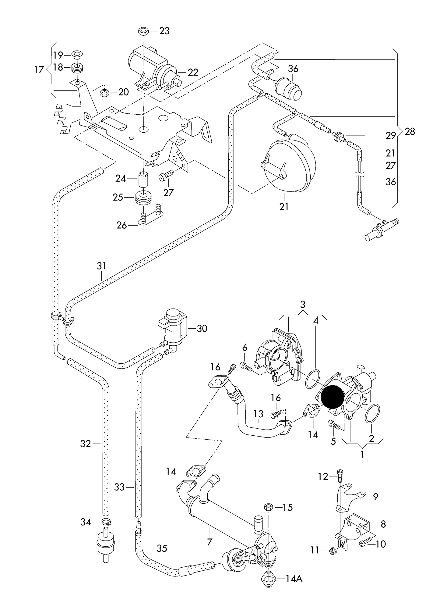639158 Pierburg EGR Valve 2.5tdi BNZ,BPC