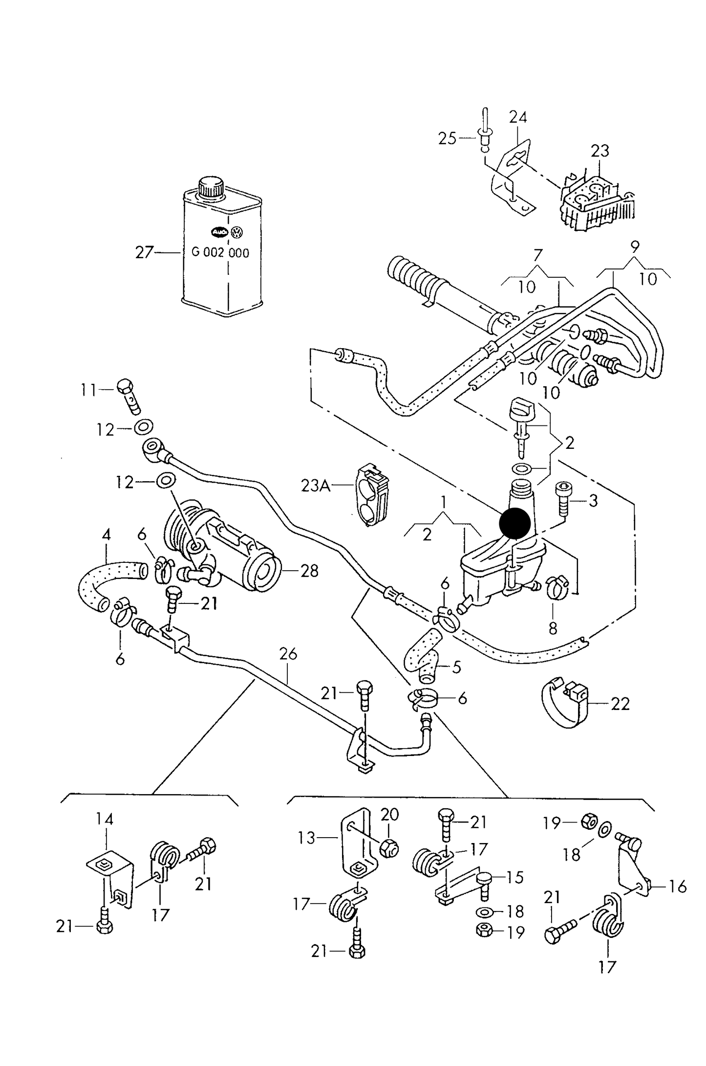 108568 POWER STEERING CONTAINER