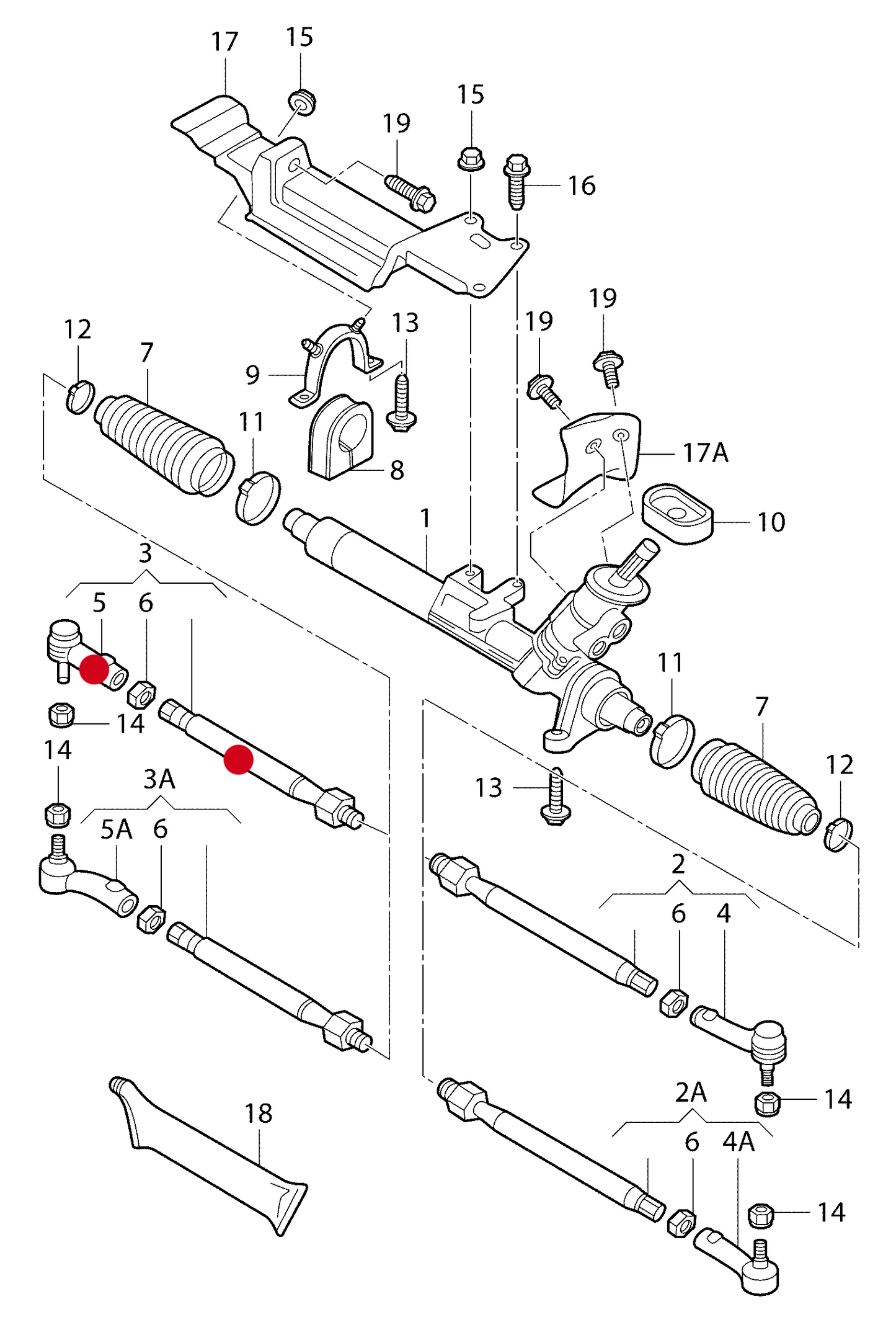 109108 Febi Steering Tie Rod Assy-Right VAG 01/1998>