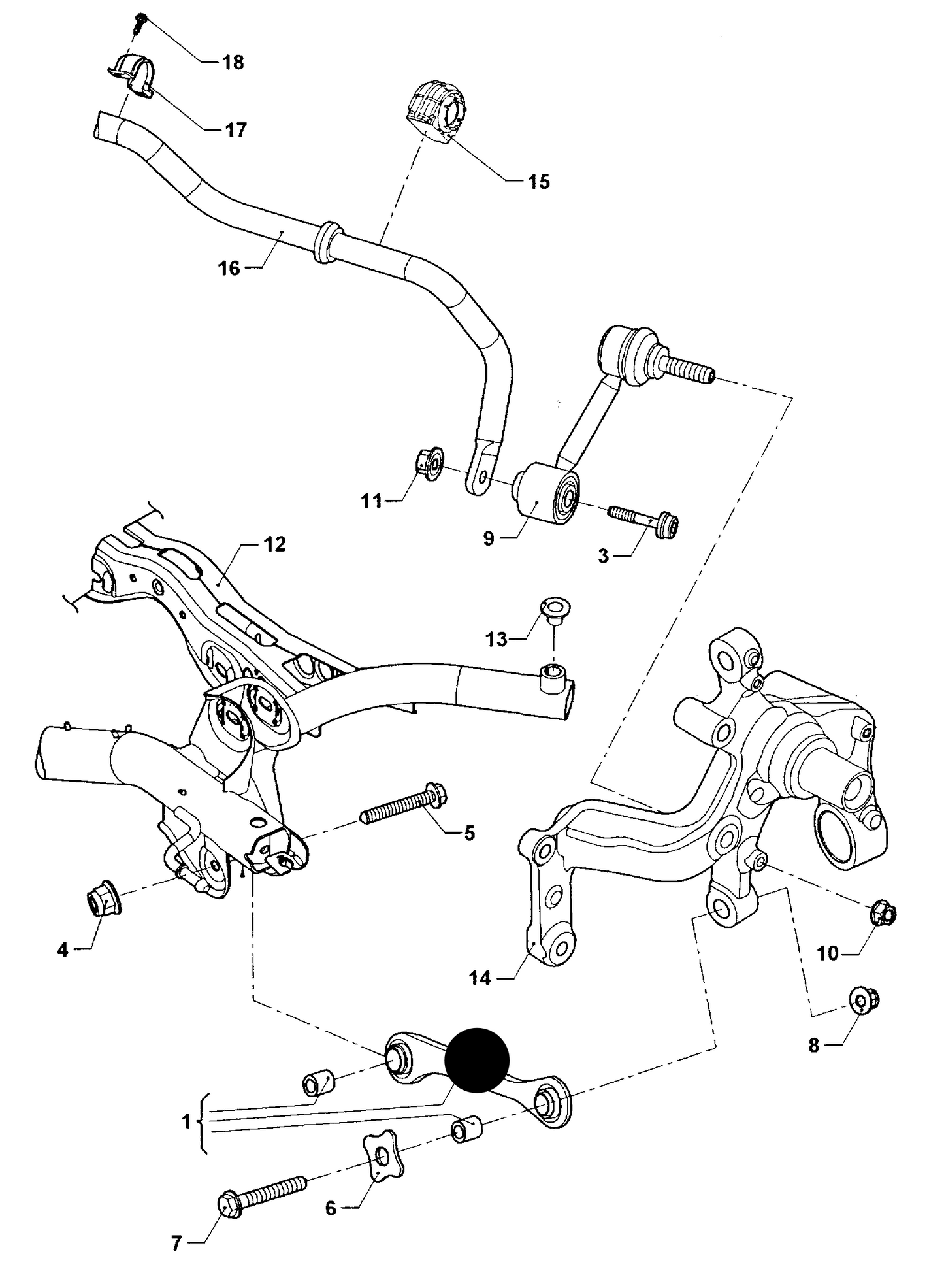 110273 Optimal Rear Tie Rod-Left VAG 04>D >> - 03.11.2008