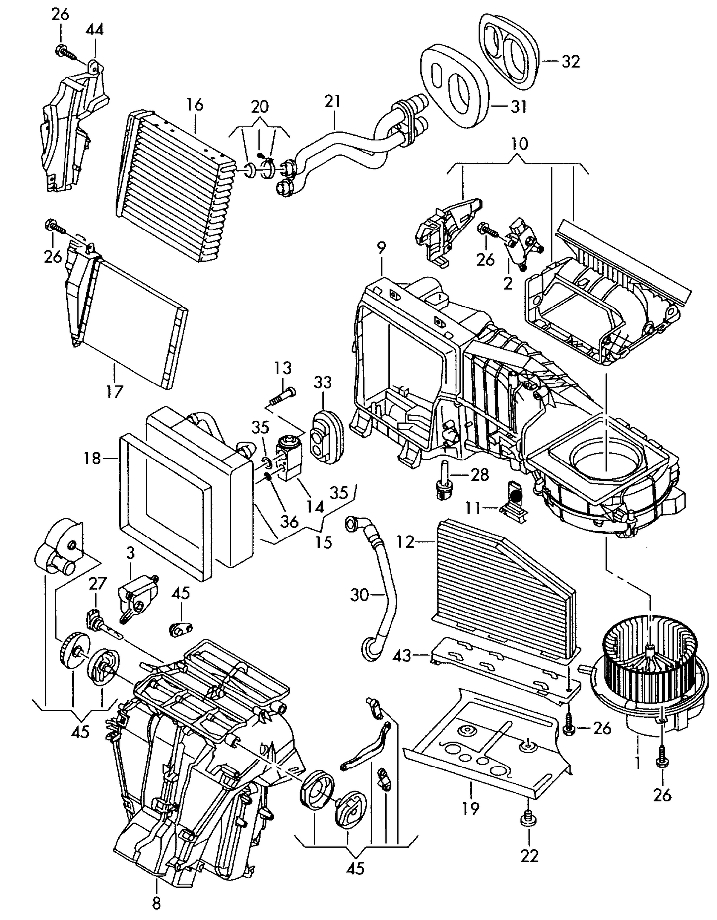 112217 Mahle/Behr Blower Motor Resister Various VAG 'N24' 04>