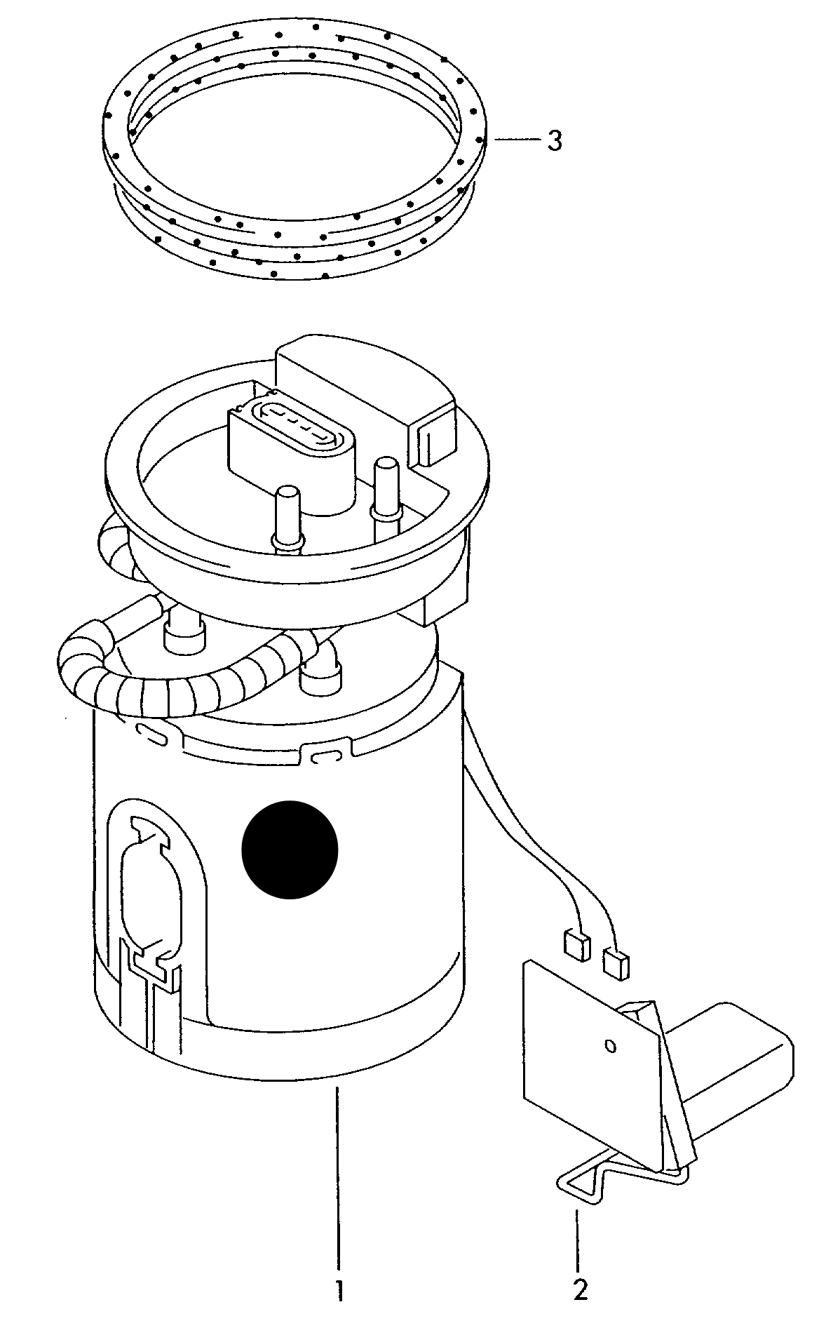 114608 (4pin) Fuel delivery module for models with supplementary heater /Without sender