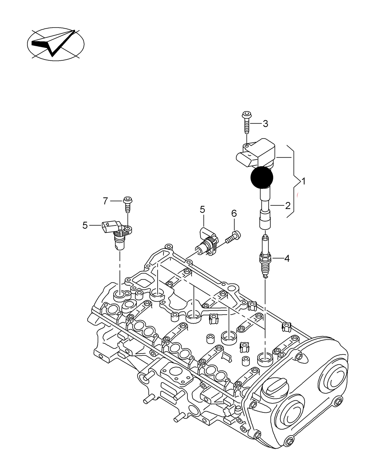 116400 Ignition Coil & Plug connector 1.0/1.2/1.4