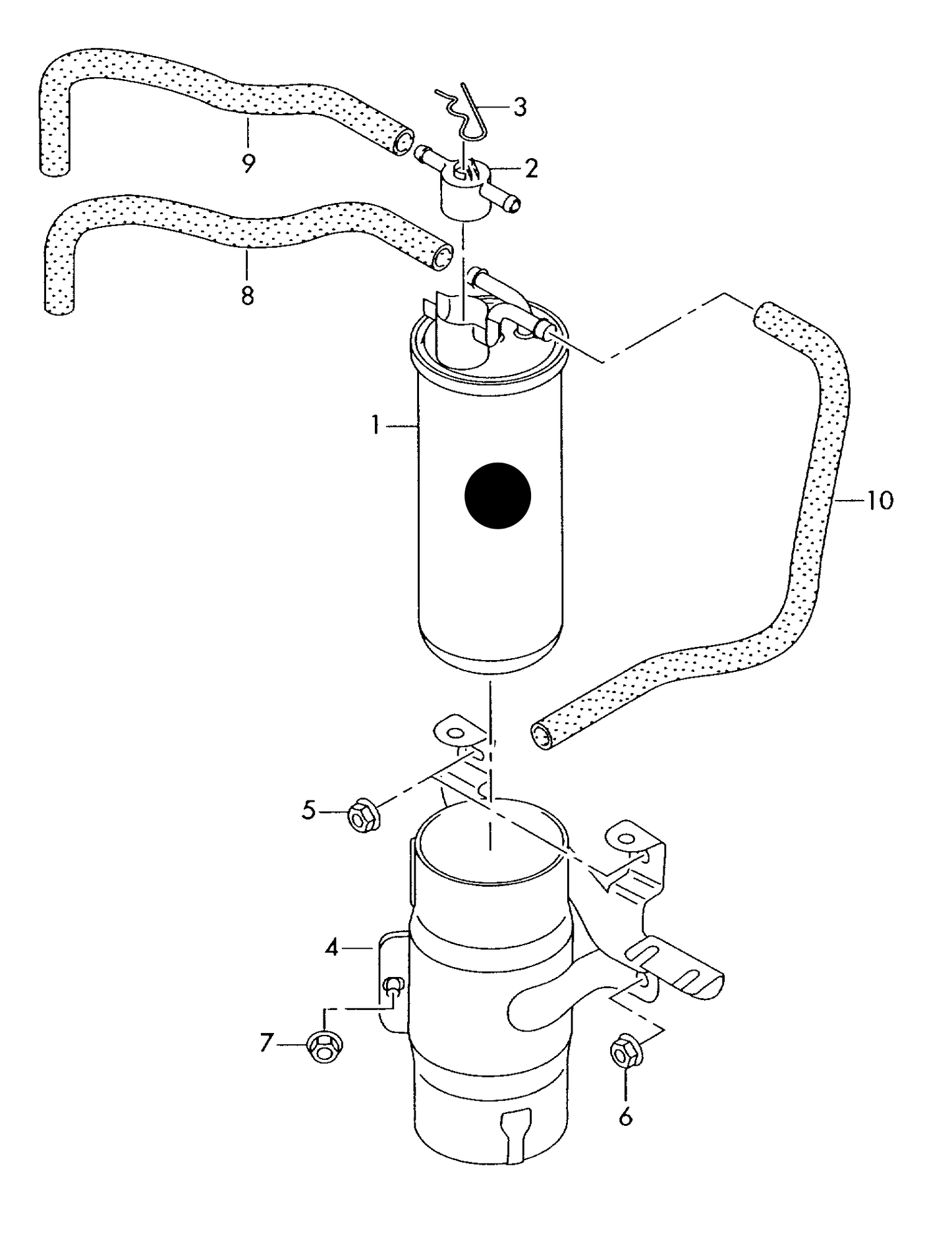 110935 Fuel Filter A6 2.7TDI/3.0TDI 05>09