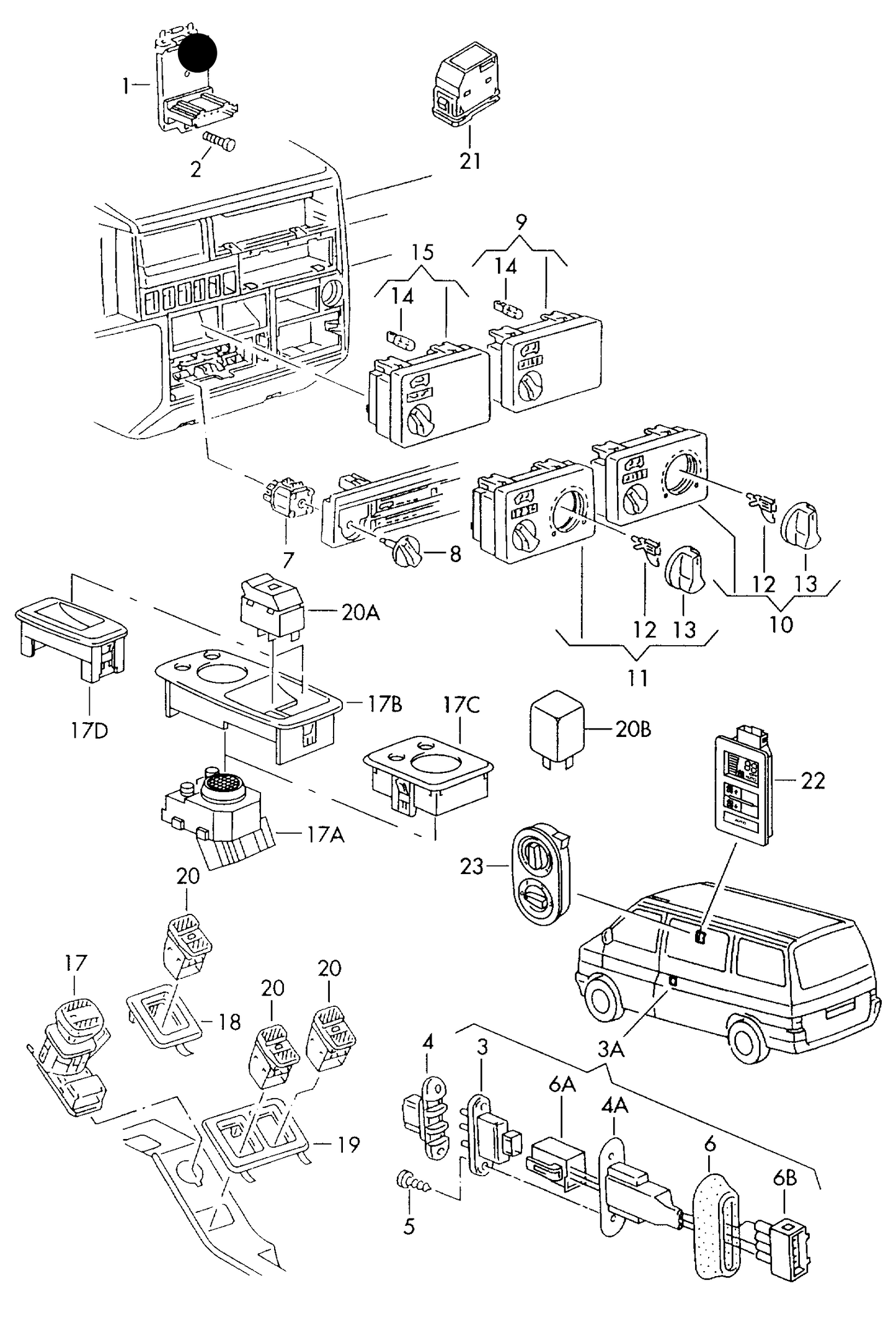 104116 Fan series resistance for fresh air and hot air blower w/o A/C ‘Not in stock, but available to order-Usually 1-2 days to us’