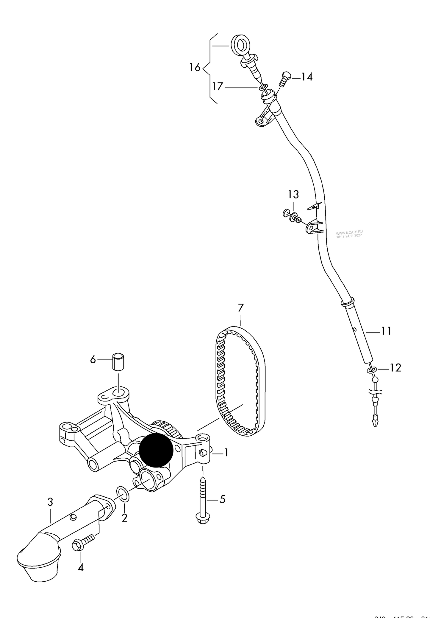 115172 Vika Oil pump