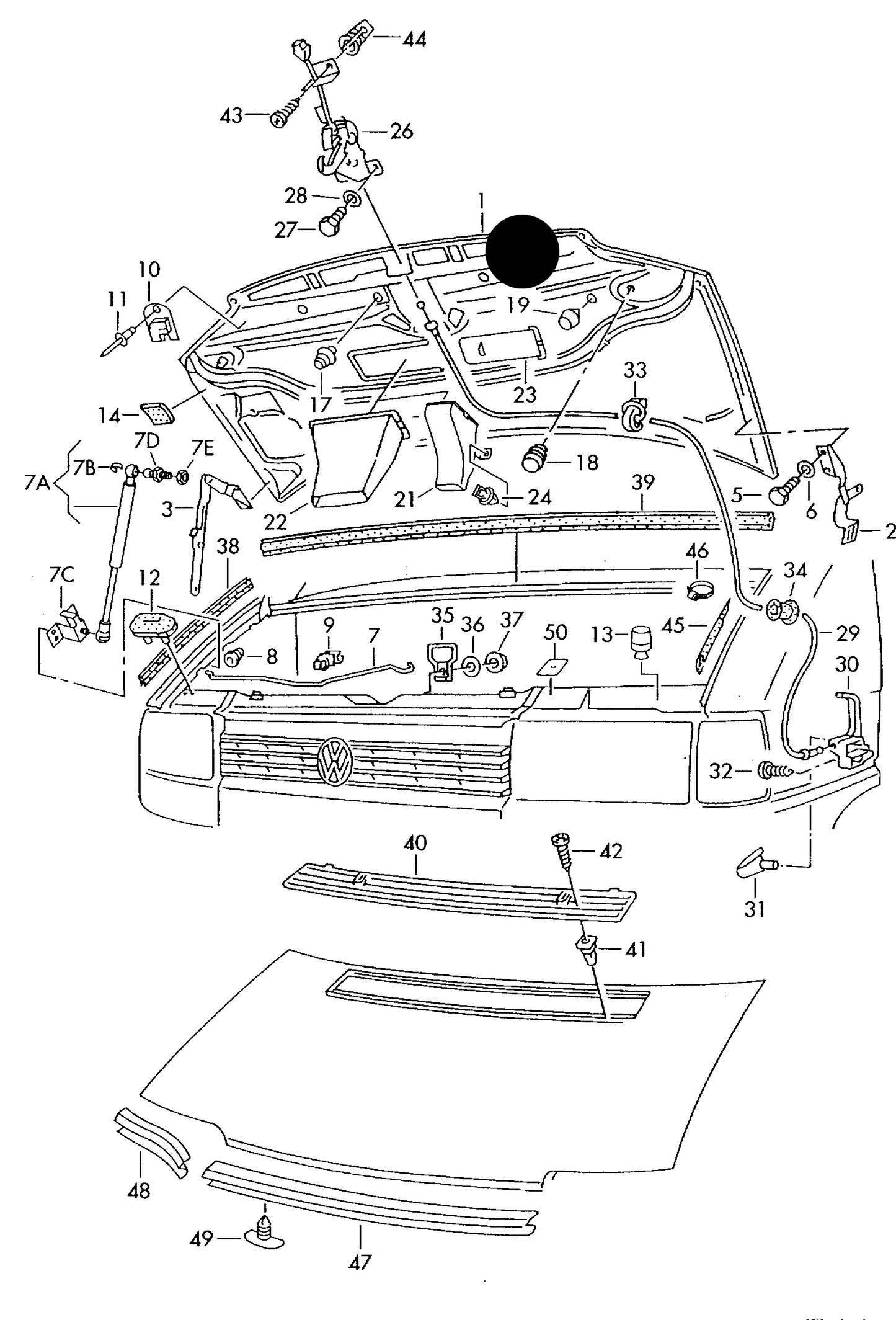 VK127BR Aftermarket Bonnet "Special order-Collection only"