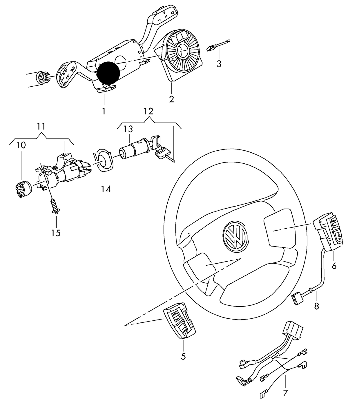 114744 OE Quality Steering Column Switch