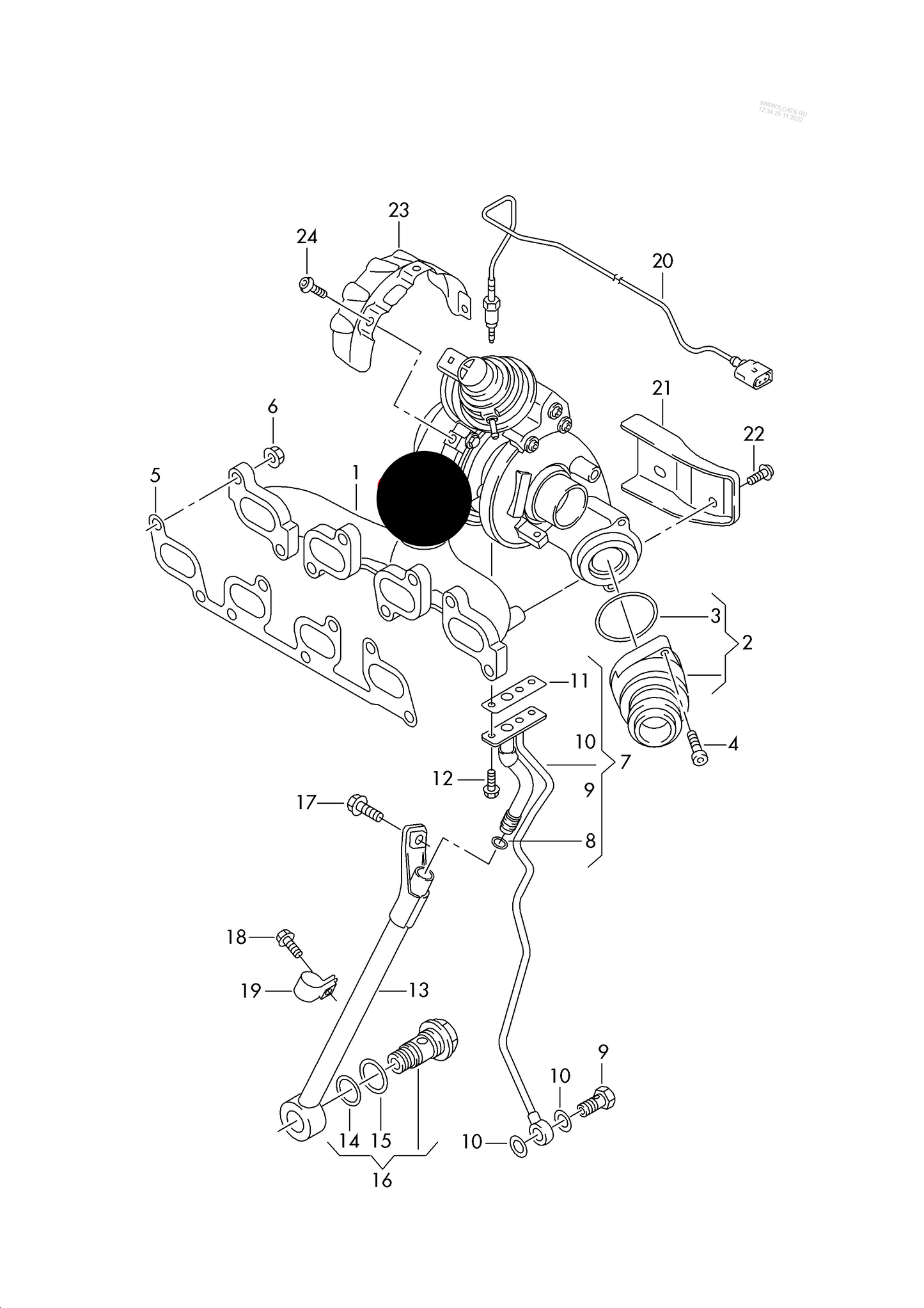 186671 GARRET OE New Turbo & Manifold