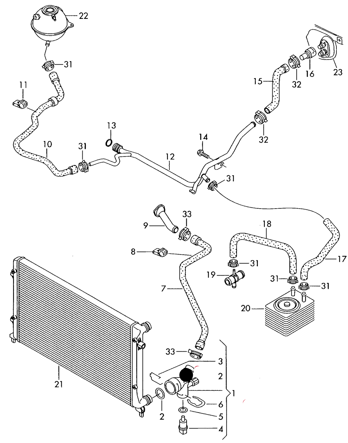 111237 Coolant Flange & Sender