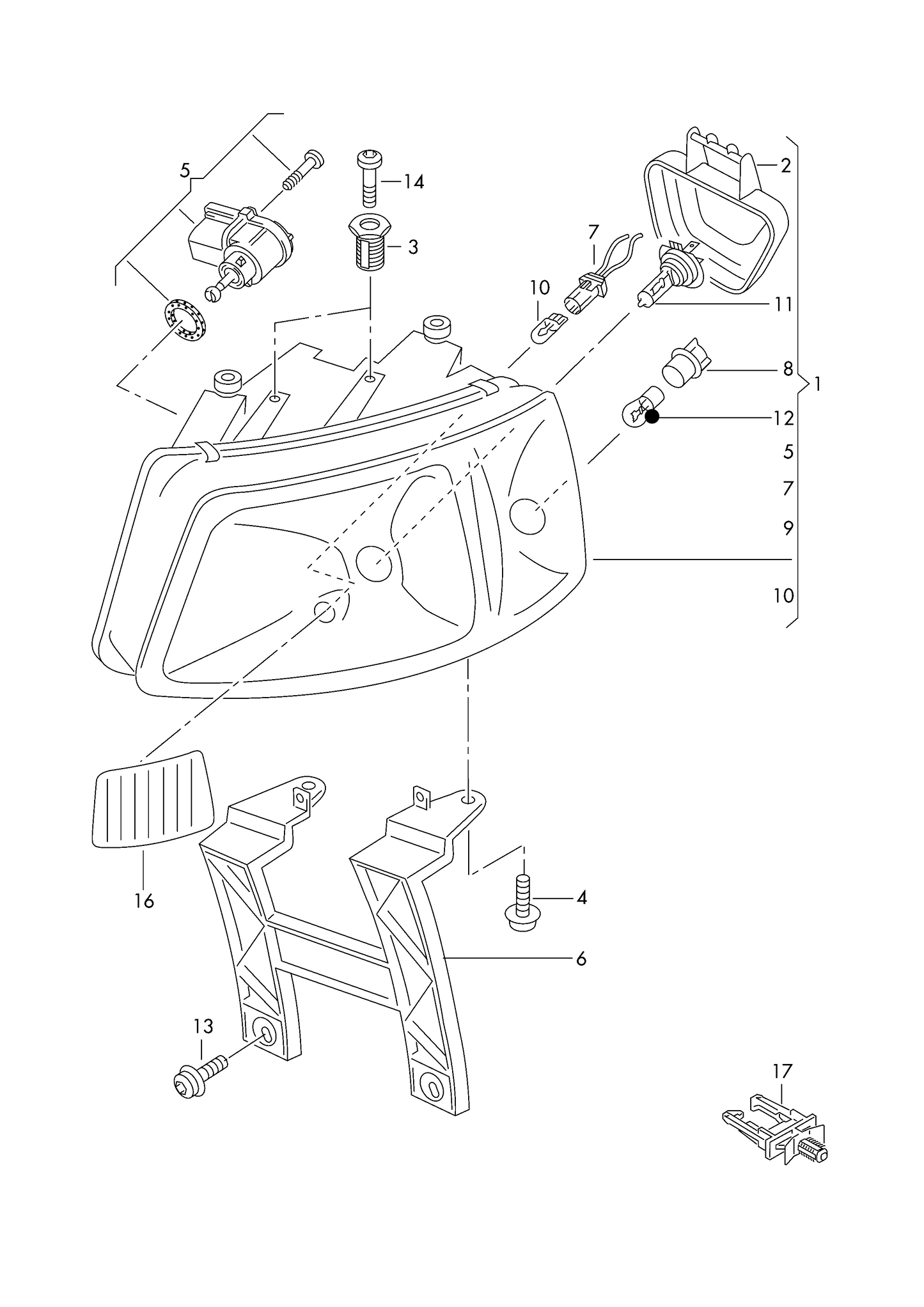 104515 Neolux Amber bulb 12V/21W offset pins