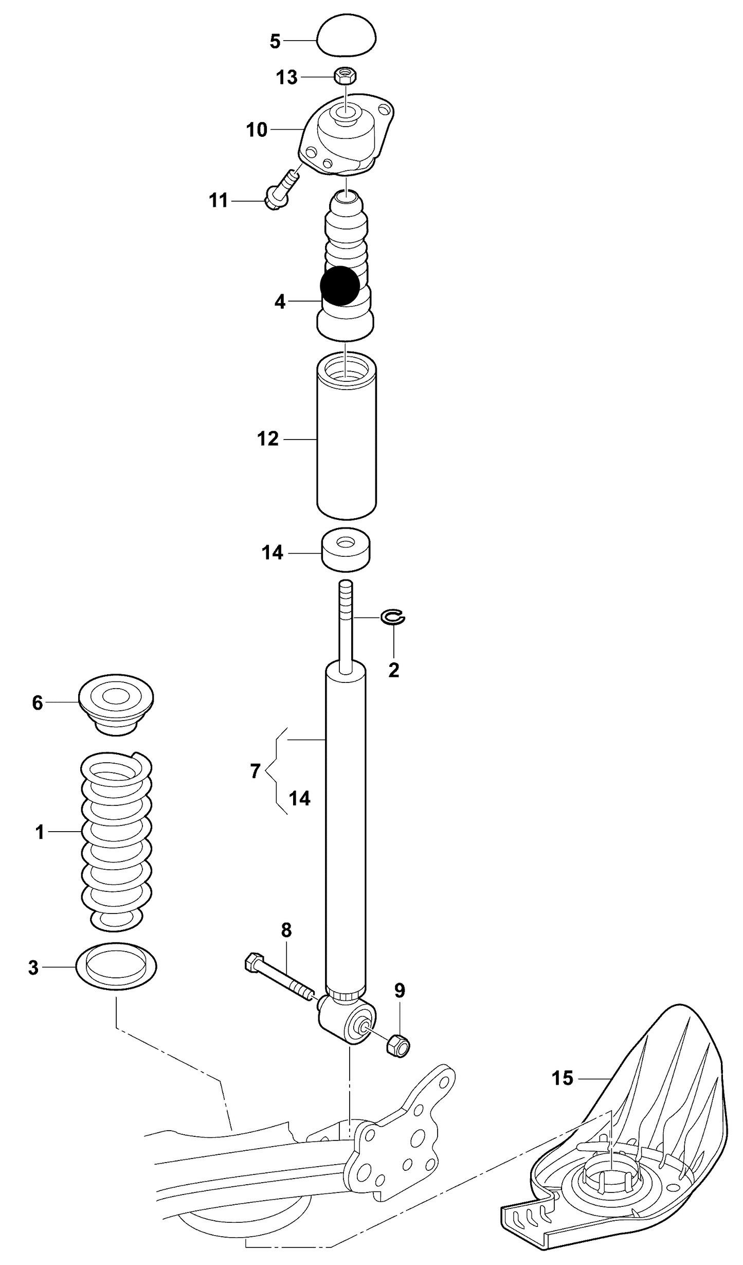 108764 Rear Sports Bump Stop 105mm PR-1JC,UB1, UB3, PR-1JC+AQY, ALH,AWH,AYD, AVC,AWU,AQN, ATD, F >> 1C-W-035 000* PR-1JC+AEG