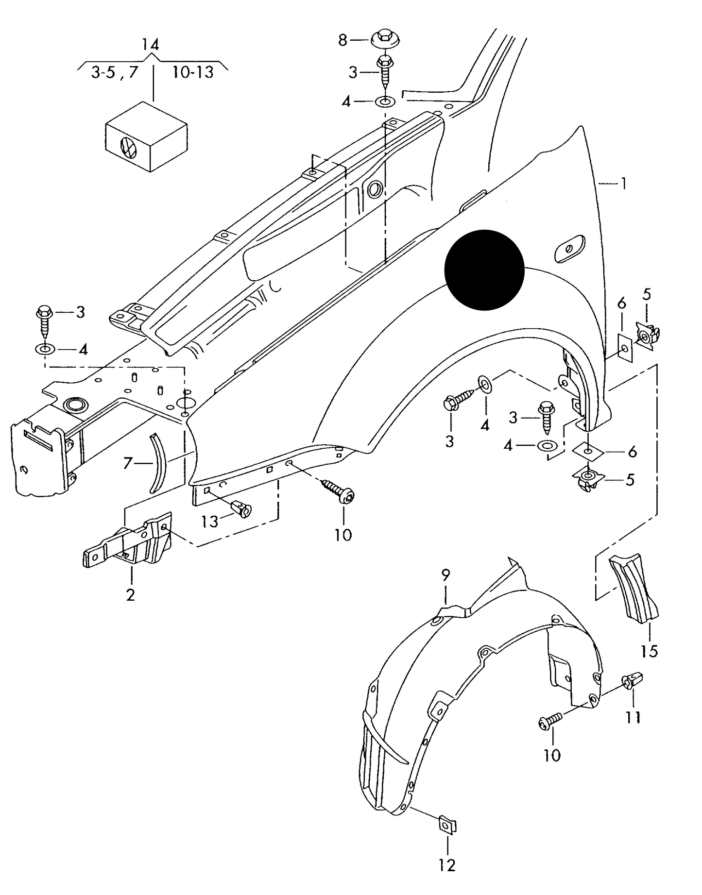 CP249817 L/H Front wing