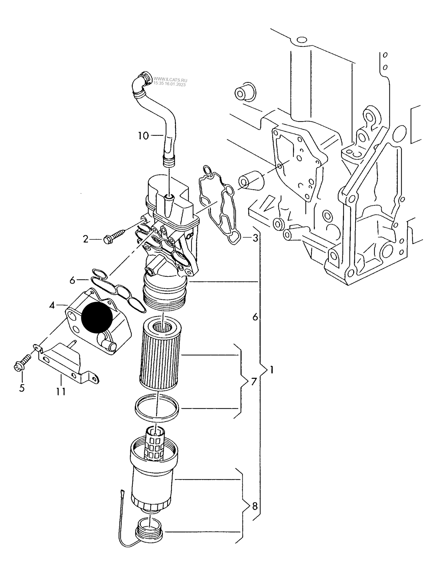 112204 Oil Cooler VAG 2.0TFSI 16V