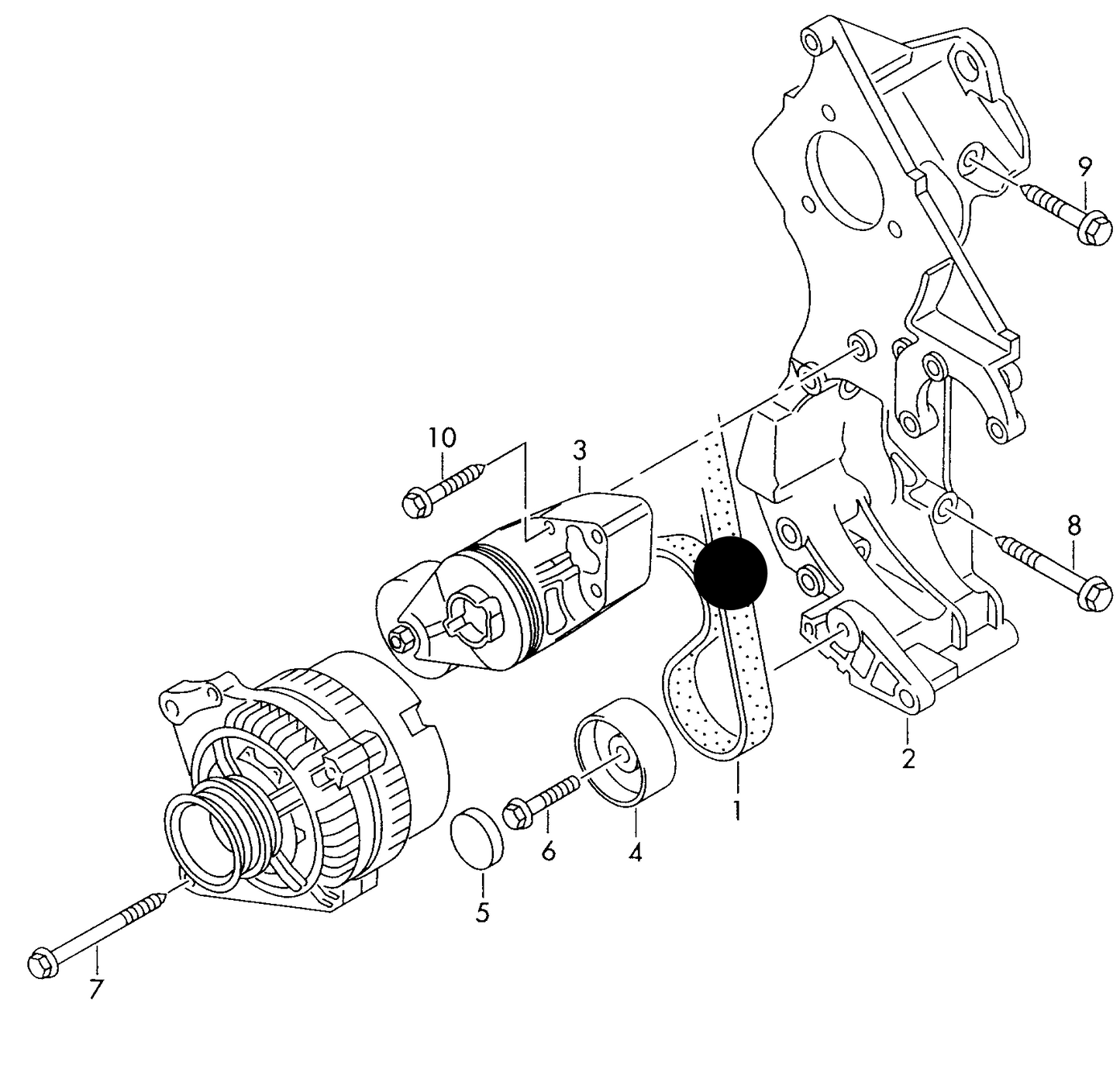 109886 Meyle 6PK1660 Ribbed belt ASV,AGR,AHF, ALH,AQM with A/C