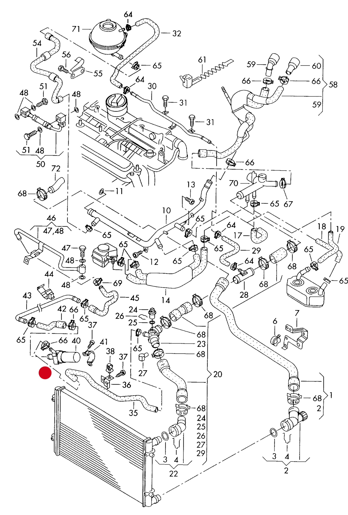 107696 Additional Water Pump AHD/AGX >> 2D-Y-000 796*