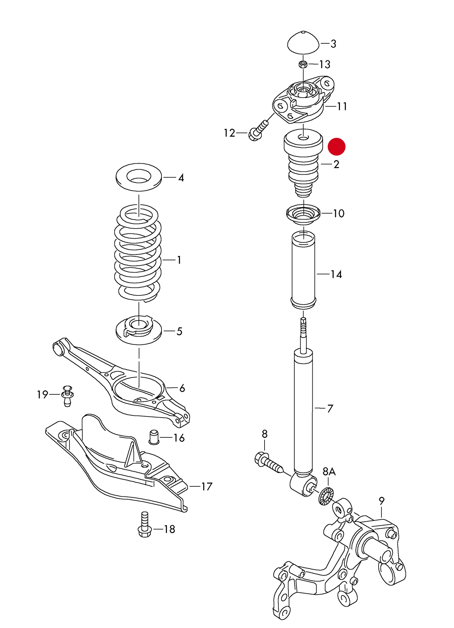 111031 Rear bump stop buffer D >> - 27.04.2009 133MM PR-1JB/HD
