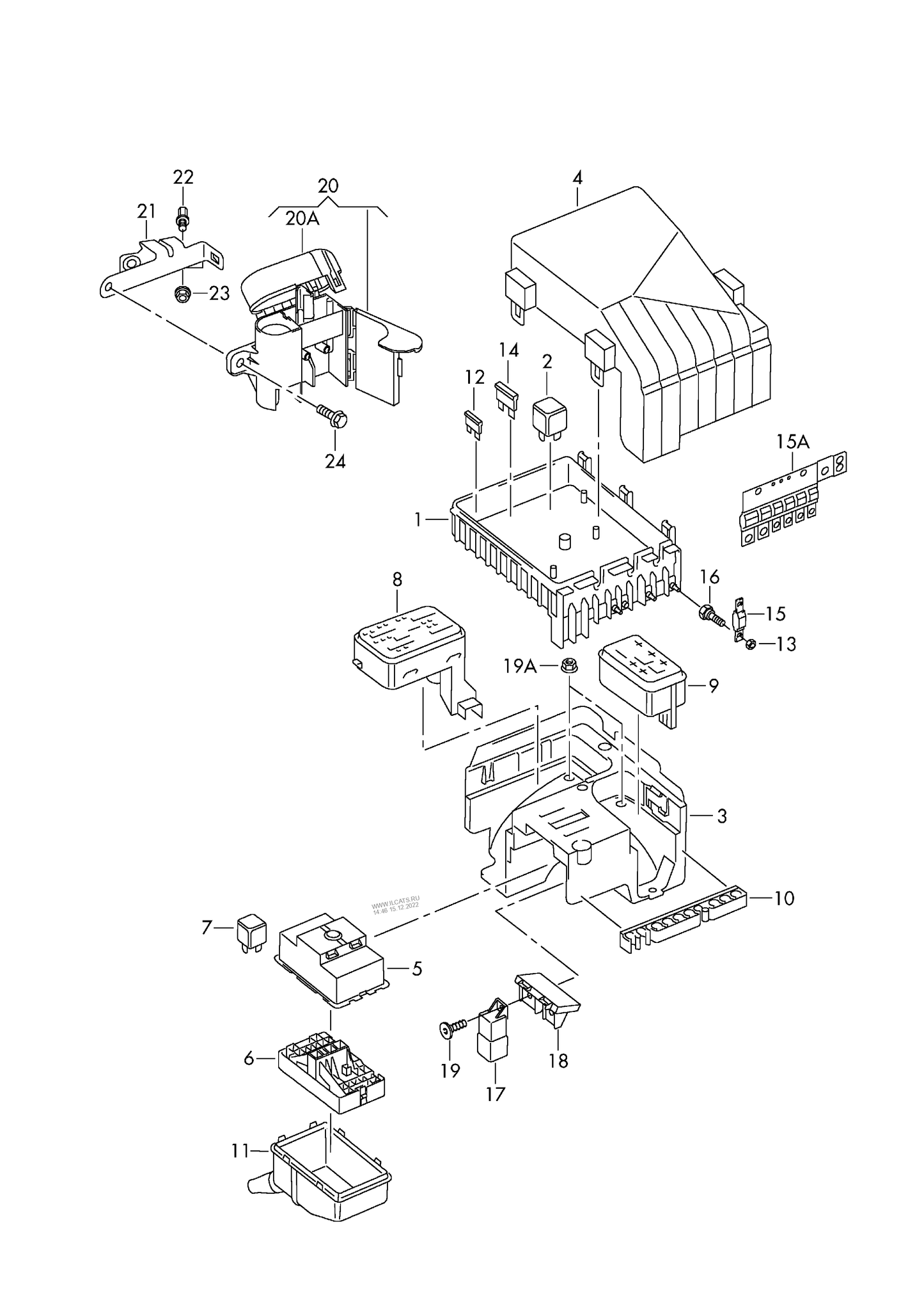 (2) 107827A Contact close relay relay location/code no.: 1/458 BSE,BSF, CCSA,CHGA