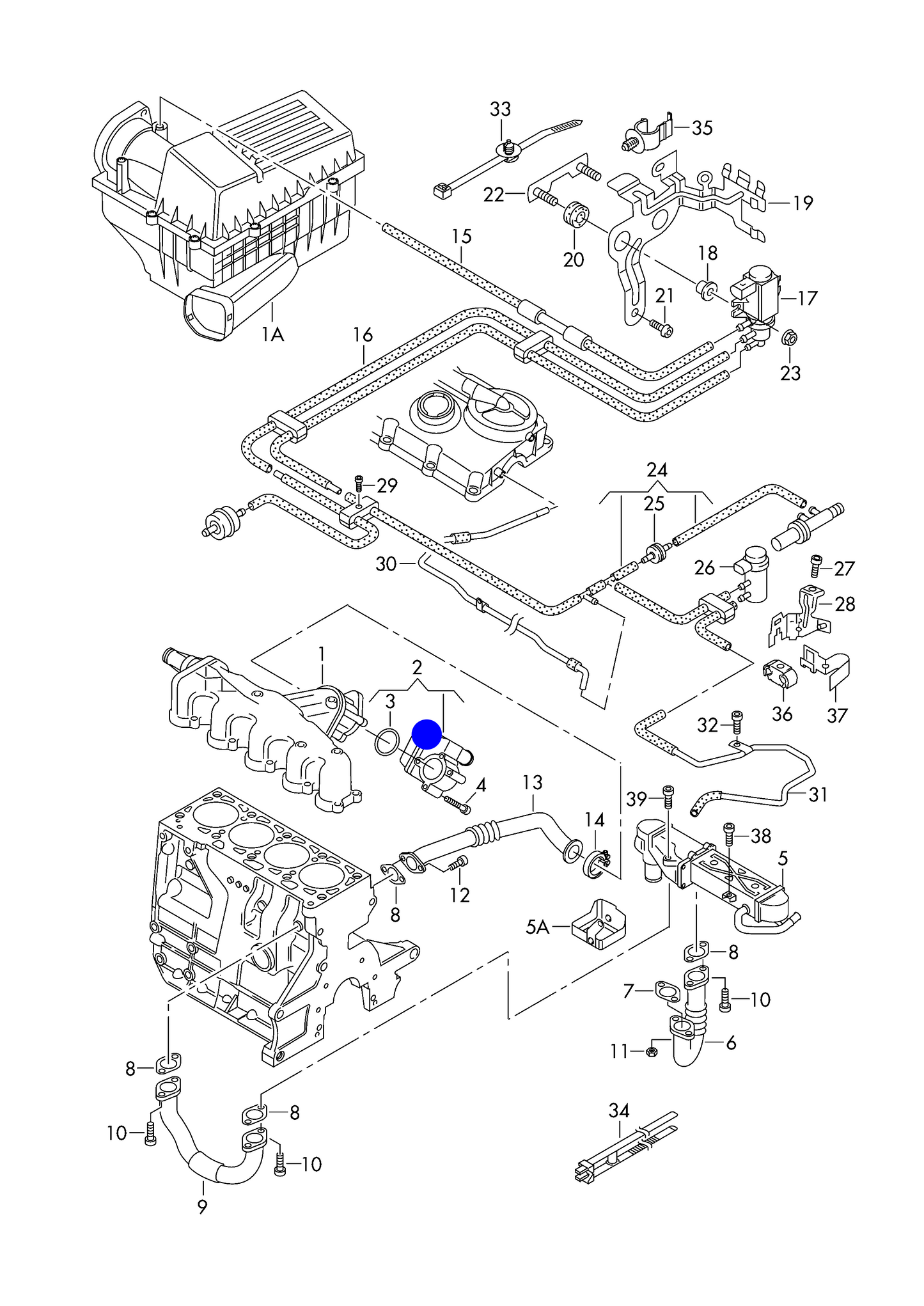 117310 NTK V157 Exhaust Regulator Flap>EGR (Throttle Body) Various 1.9TDI/2.0TDI