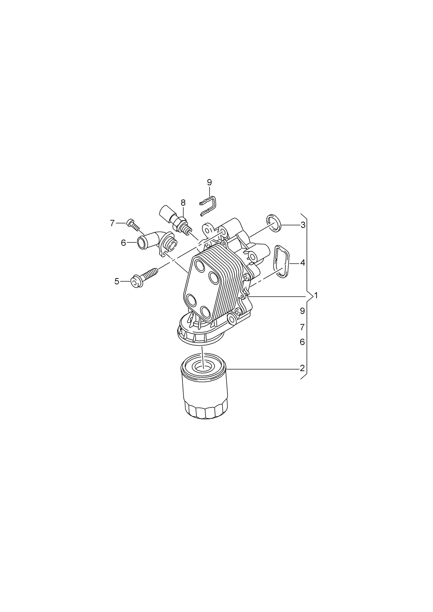 116293 MAHLE Oil filter 1.4tdi M20x1.5mm (76.5mm) / 85mm
