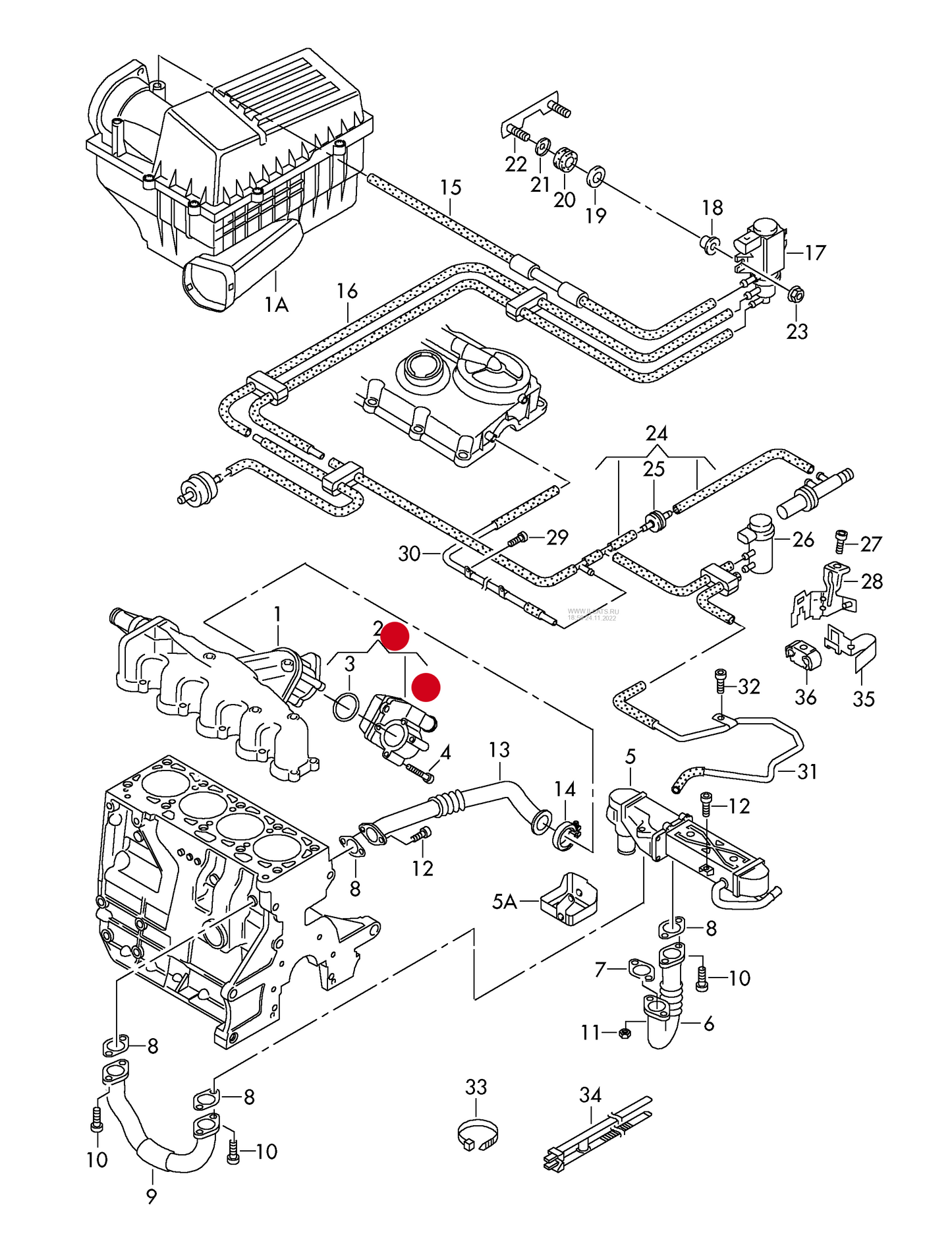 639301 EGR Control air flap 1.6TDI CR '48mm' 12V Pi 1784-13