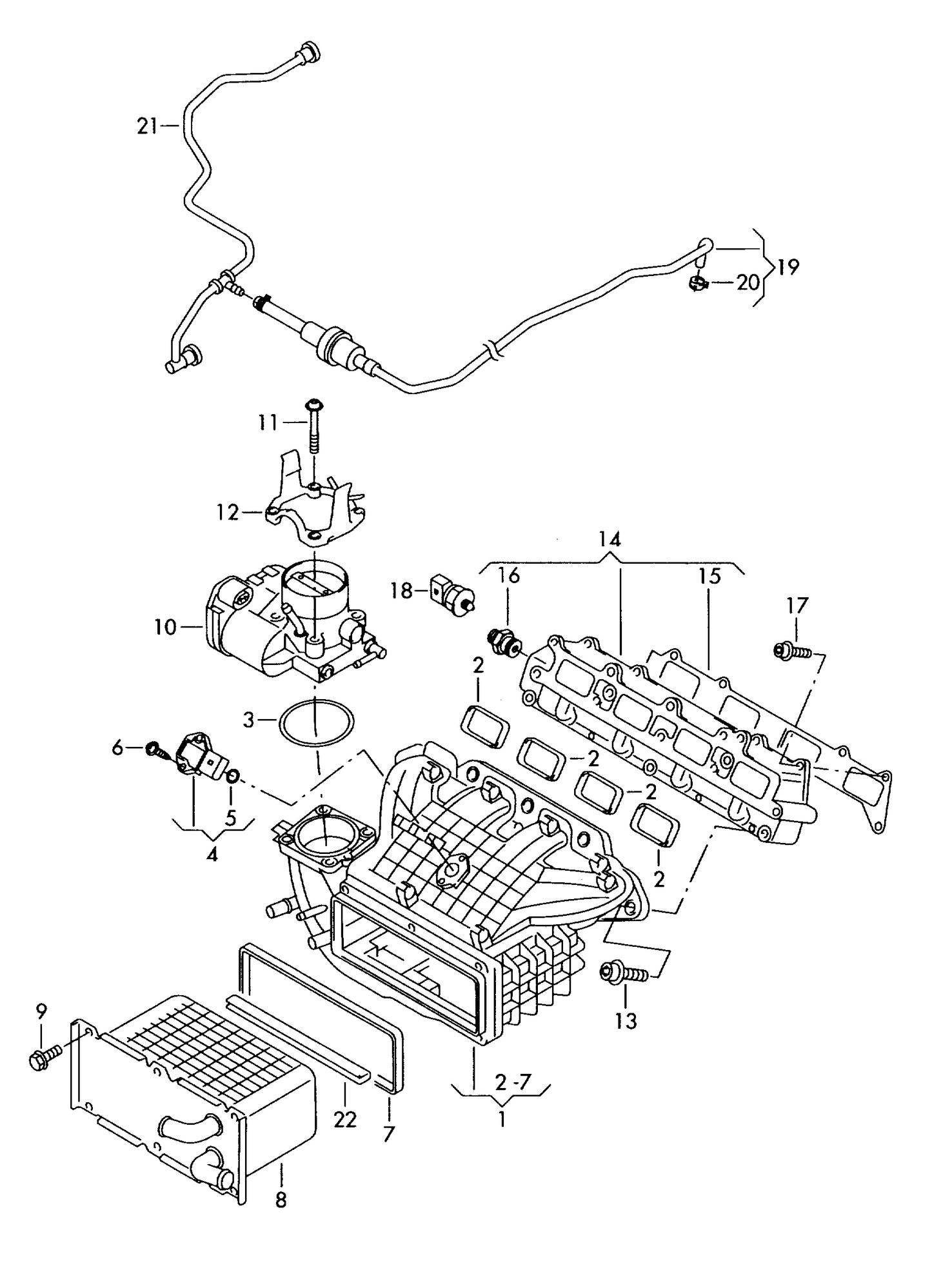 112959 Elring Inlet manifold gasket