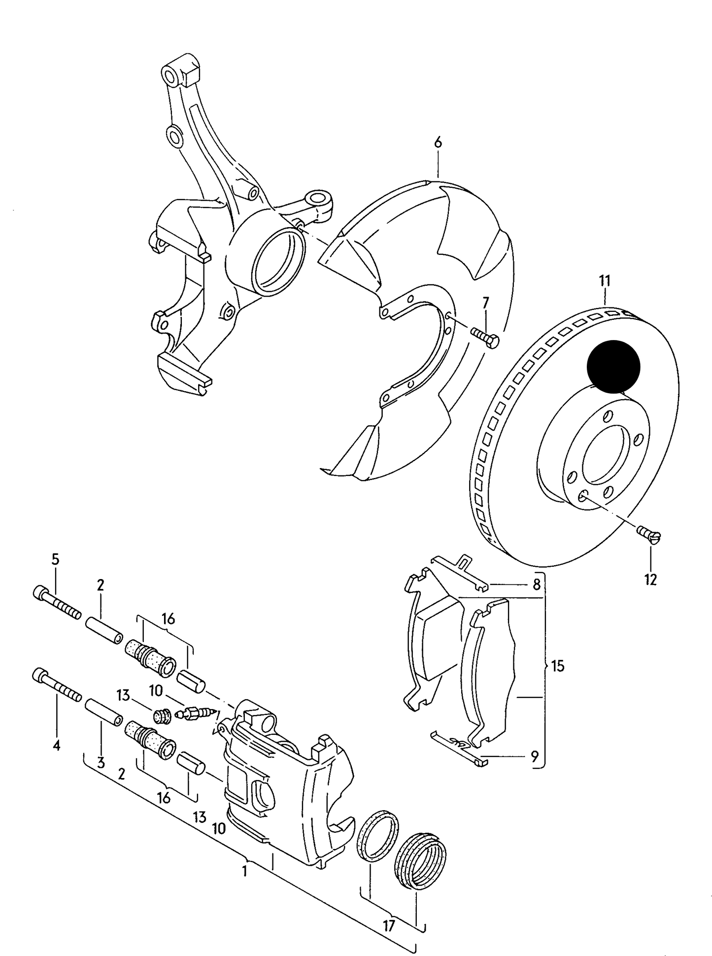 103407 Front Vented Brake Disc-239x20mm