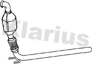 (item 1) 402534 Exhaust pipe with catalyst