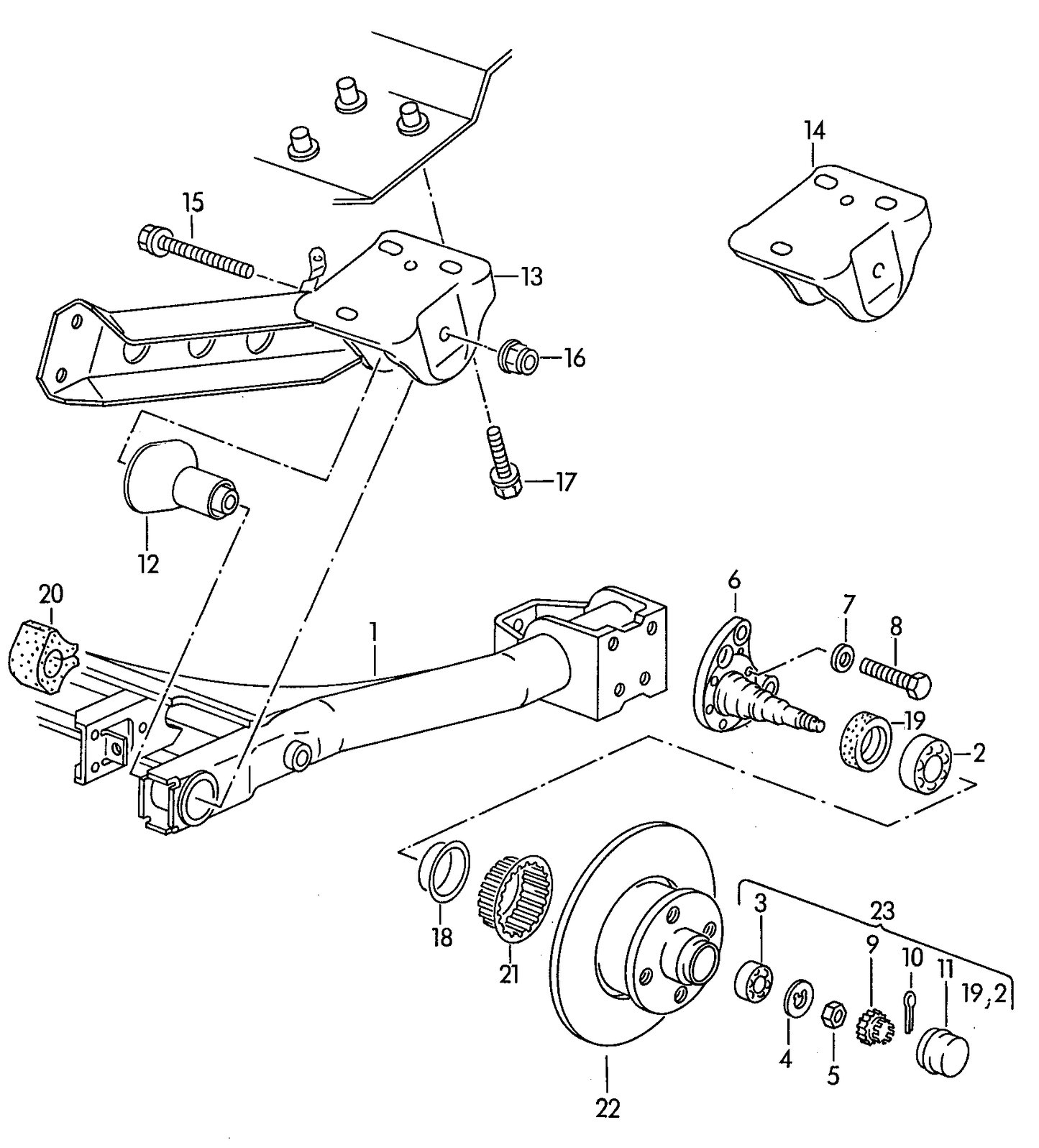103526A Rear Solid Brake Disc-226x10mm Golf mk2 gti/Polo 16v>99