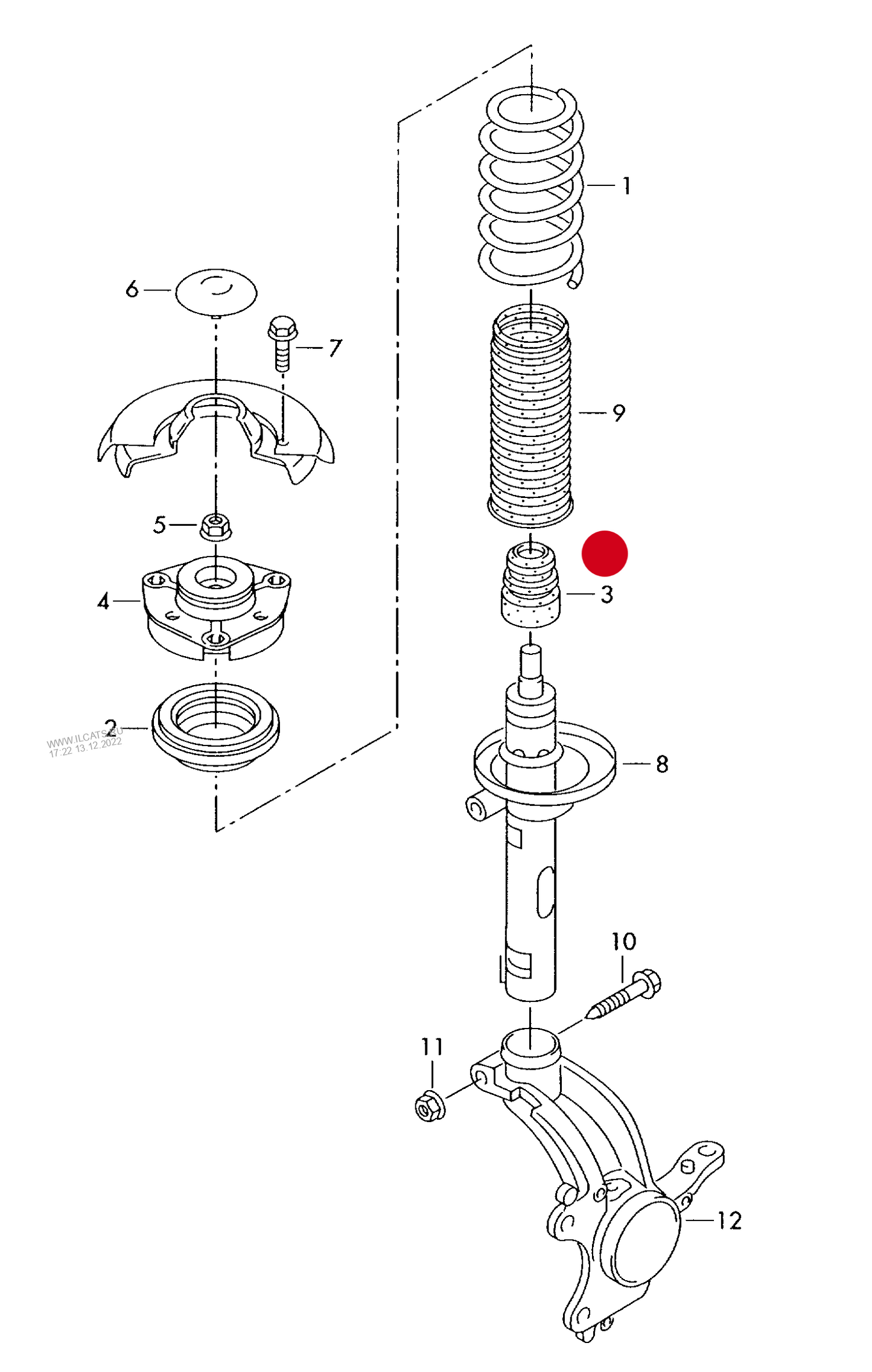 110066 Febi Bump Stop for shock absorber 90mm PR-G02+2UB,PR-A9J+1BA+ 1ZM,1ZF,PR-1BJ+1ZM, 1ZF